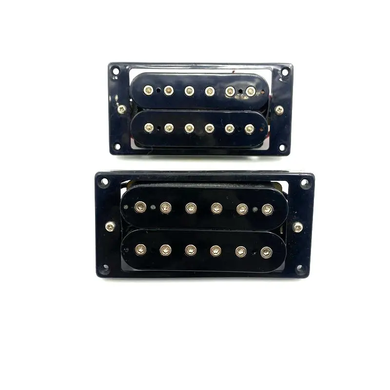 One set Electric Guitar Pickups with Pickup Rings Black Color Humbucker Made in China by Korea Factory