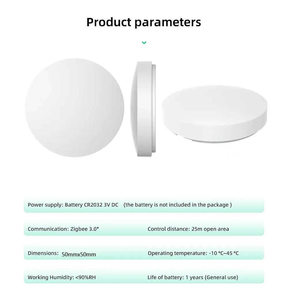 Nouveau Tuya ZigBee appareils bouton scène commutateur liaison intelligente commutateur Intelligent alimenté par batterie automatisation travail avec la vie intelligente