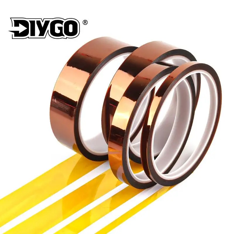 الذهب ارتفاع درجة الحرارة الحرارة بغا الشريط العزل الحراري الشريط الالكترونيات مجلس حماية بوليميد لاصق عازل الشريط