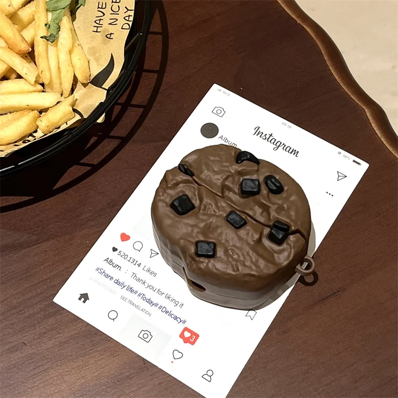 حافظة بسكويت الشوكولاتة لهاتف هواوي FreeBuds 5i 6i 4i 6 5 4 غطاء حماية لـ FreeClip Free Buds Pro 2 3 Pro2 Pro3 Pro4 SE3 SE2 #5