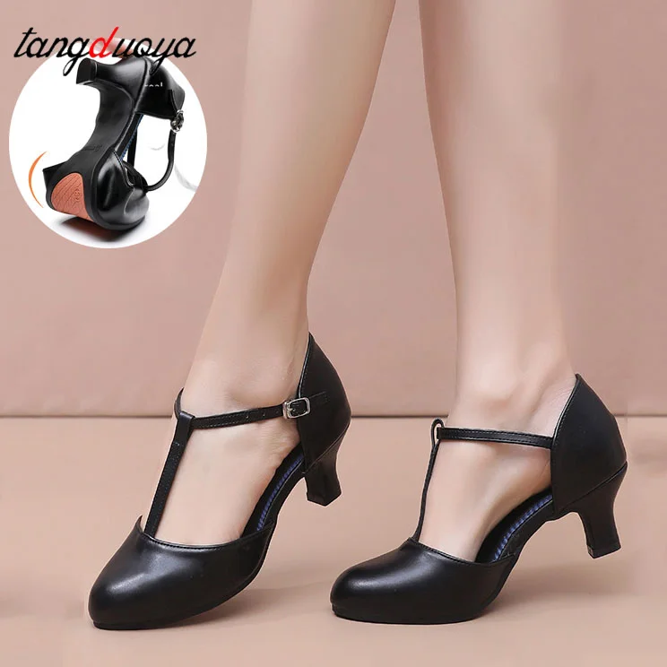 

Женская обувь для латинских танцев, черная современная обувь для джазовых танцев, обувь для бальных танцев, обувь для учителей, обувь для танцев вальса, танго, сальсы