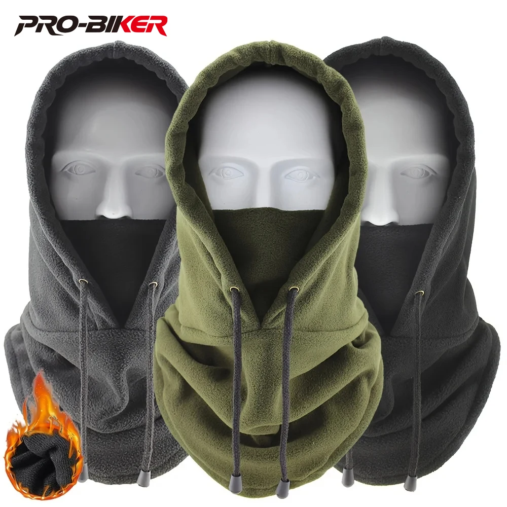 

Motorcycle Mask With Fleece Ski Wind Mask Motorcycle Helmet Hood Can Be Worn By Men And Women In Winter