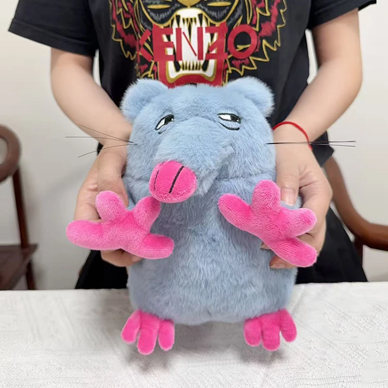 La sorellina non ha dormido ma. Pizza Tower Mouse Ornamento vocale Piccolo mouse che registra bambole Divertente scherzo creativo Regalo astratto