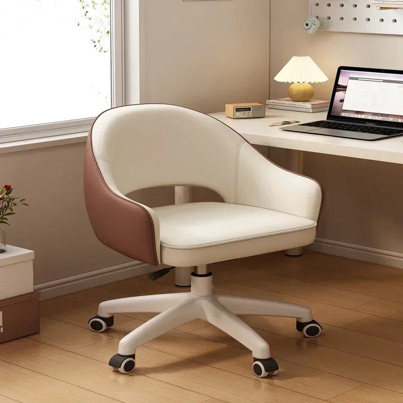 Modern Bedroom Makeup Chair Comfortable Office Manager Chair Sedentary Study Writing Chair Home Boss  with Backrest