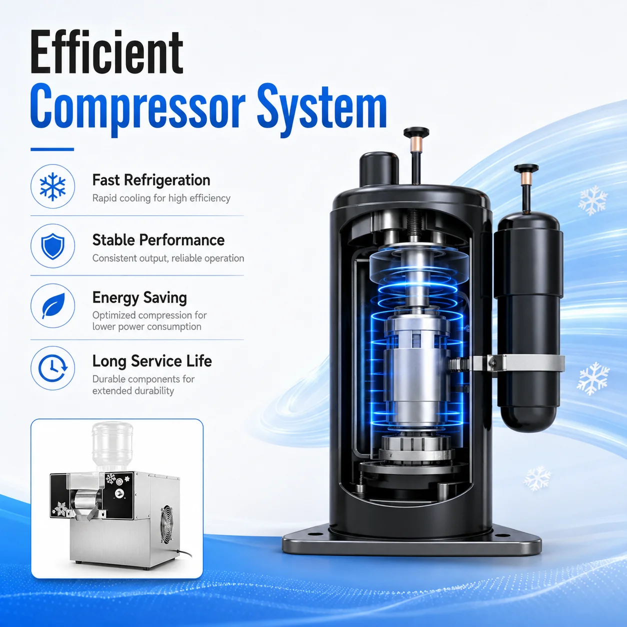 Snow Ice Cream Machine Snow Ice Shaver Machine Europen Snow Flake Ice Machine Korea Bingsu Machine Snowflake Ice Shaving Device