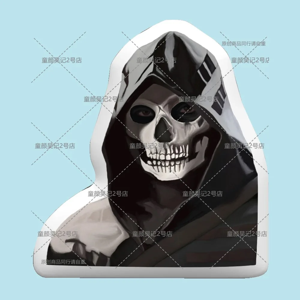 Almohada Call of Duty, muñeca Ghost CODM, muñeca de peluche