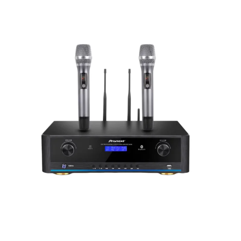 Amplificador K58 pionero en audio y video, amplificador de alta potencia para karaoke en casa, Bluetooth profesional, subwoofer HIFI para KTV en casa