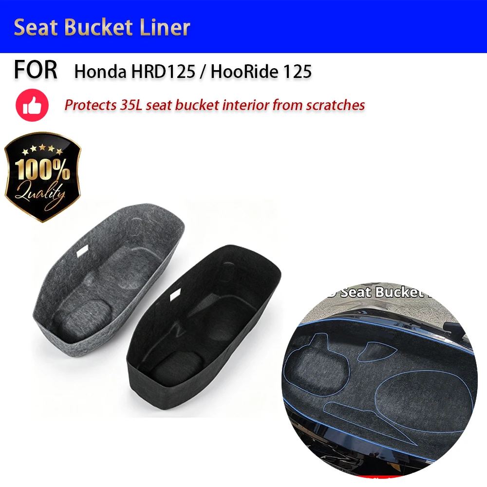 For Honda HRD125 HooRide 125 Seat Bucket Liner Anti-Slip Scratch-Proof Storage Mat Accesorios Moto Accessori Moto