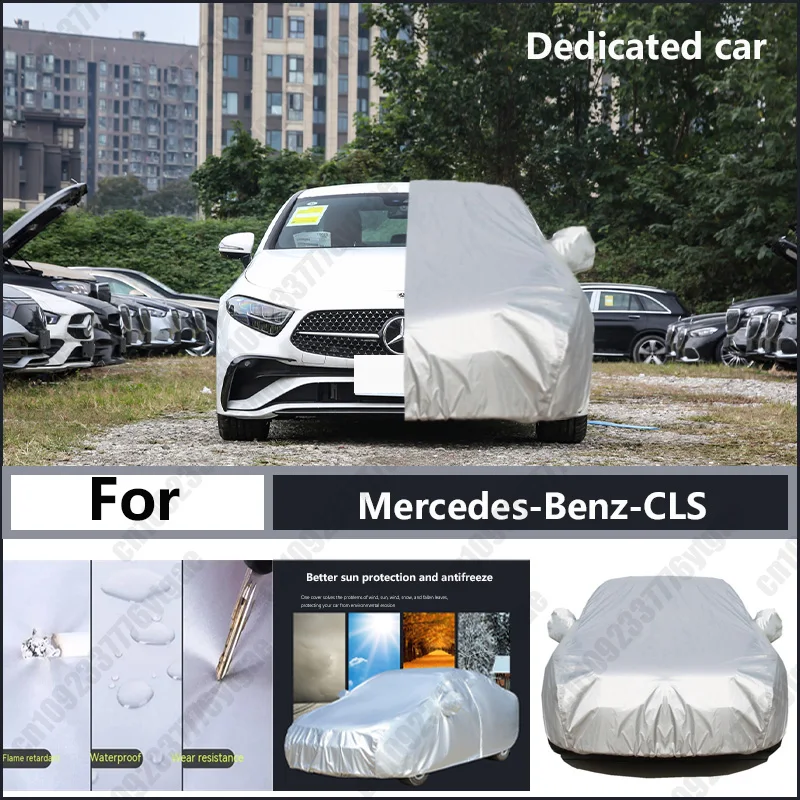 

For Mercedes-CLS Oxford cloth car cover for sun protection, rain resistance, and all season special car dust cover