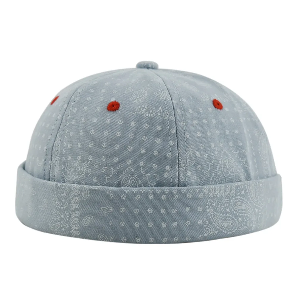 

New Cotton Dome Melon Cap Adjustable Breathable Brimless Hat Hip Hop Landlord Hat