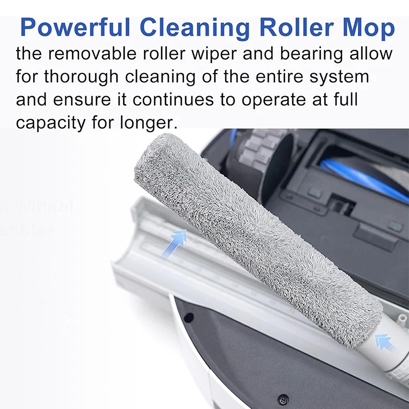 Roller Mop Replacement Accessories Kit Compatible With Ecovacs T90 Pro Omni/X9S Pro Omni Robot Vacuum Roller Mop Parts image 4