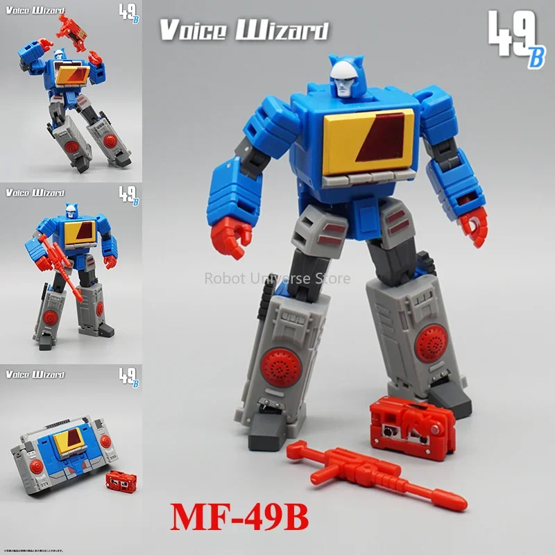 Mft Transformation MF-49B mf49b Voice Wizard Blaster Emitter Recorder Modell Pocket War Mechfans Action Mini Figur Roboter Spielzeug