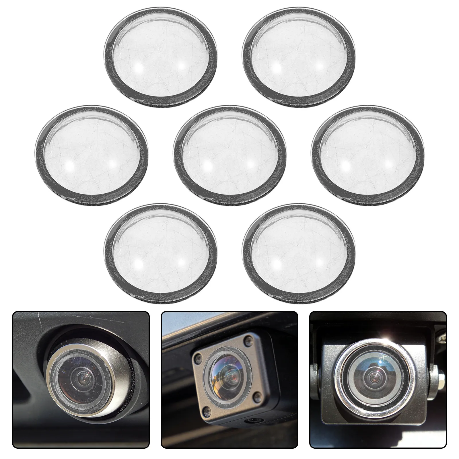 

10pcs Car Camera Lens Protector Backup Reversing Cameras Protection Sticker Auto Cover Lens Shield for Vehicle SUVs Trucks RVs