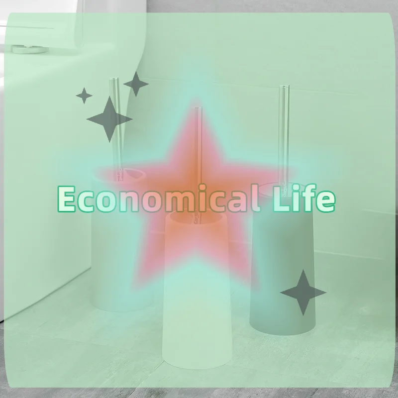 

[MOA]Creative Nordic Style Toilet Brush With Holder Wc Brush Bathroom Cleaning Brush Bath Accessories Household Floor Cleaning