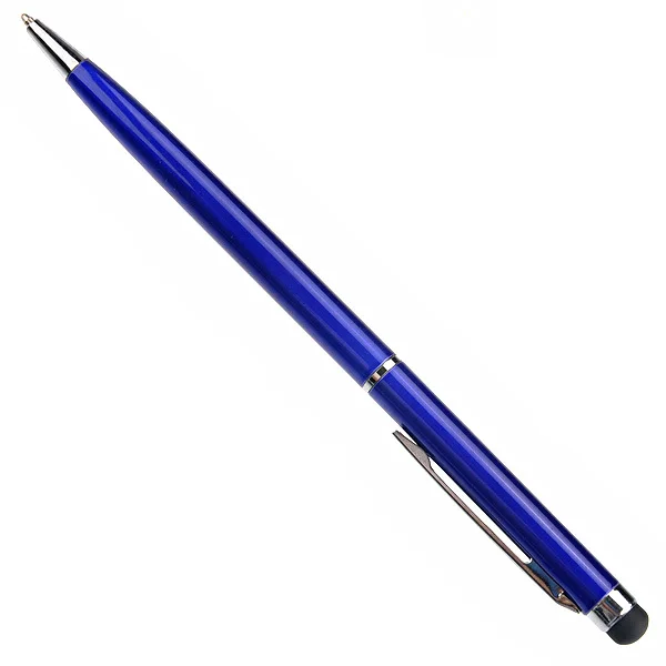 

Handwriting Stylus Pen 2-In-1 Universal Capacitive Touch Screen Ballpoint Pen For Smartphone Blue Tablet Pc Accessory