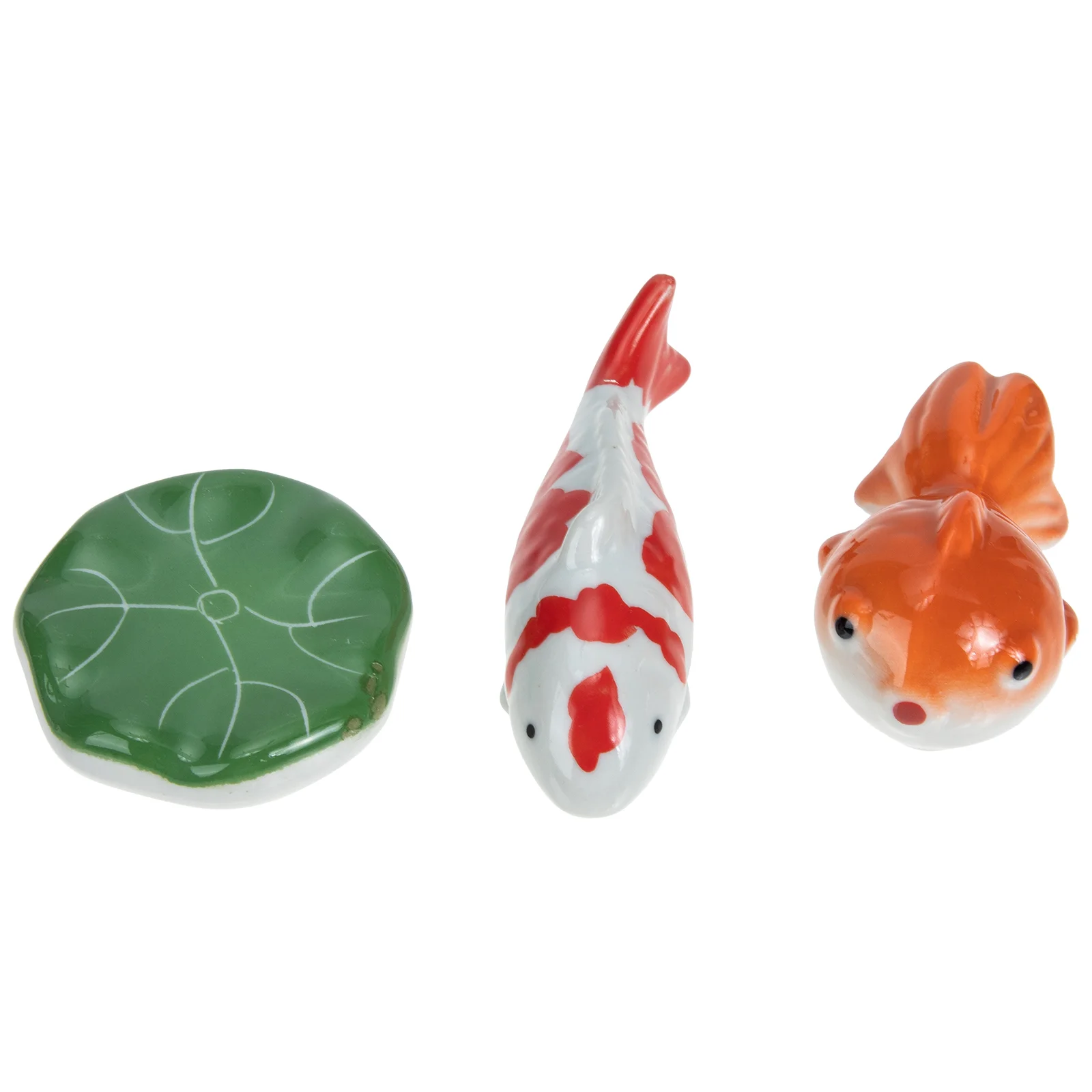 Yardwe Ceramic Floating Ball Outdoor Playset Fish Aquarium Potted Plants Artificial Decor