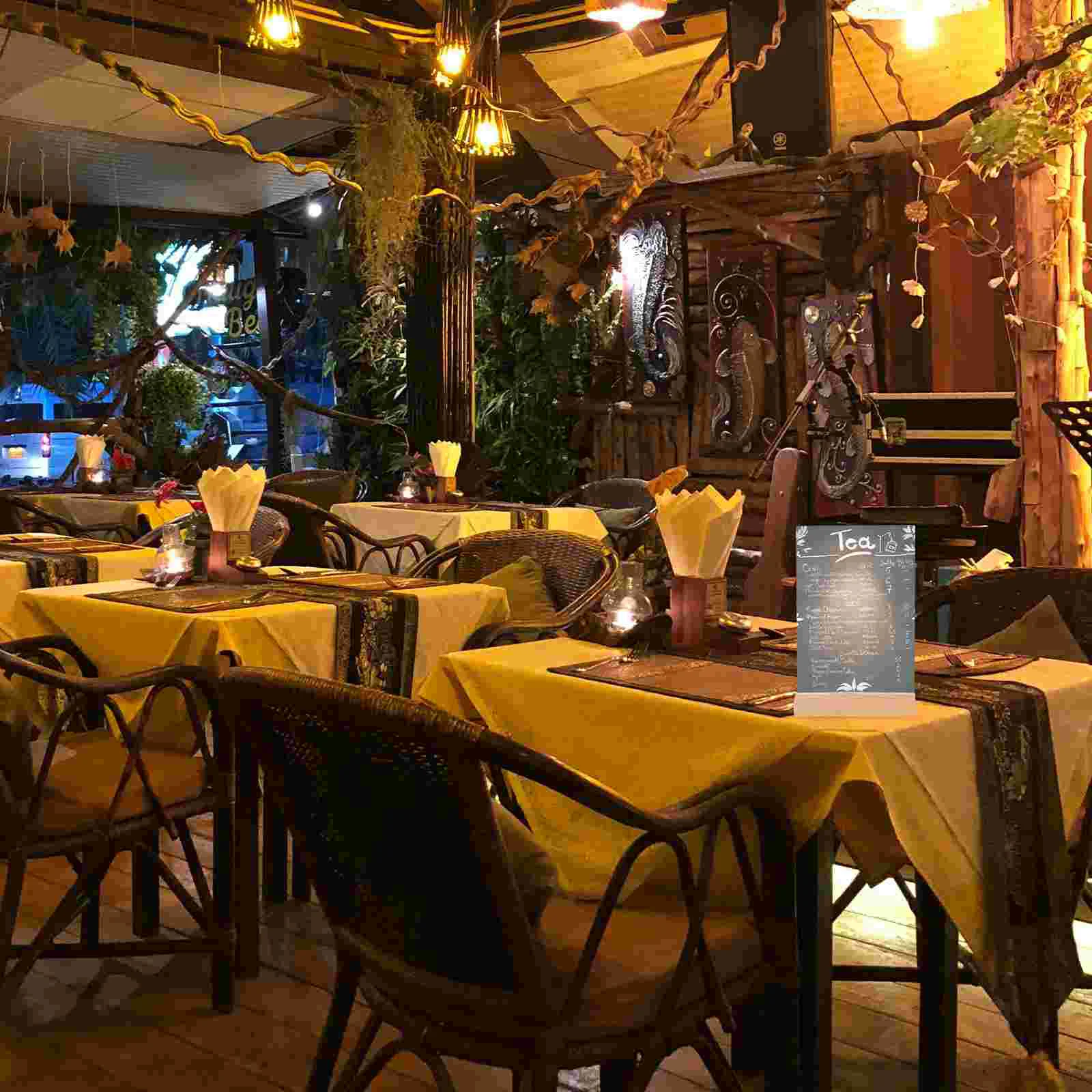 Acrylic Sign Holder Stand Professional Menu Bracket Price Stable Wear-resistant Wood Convenient Multi-function Literature