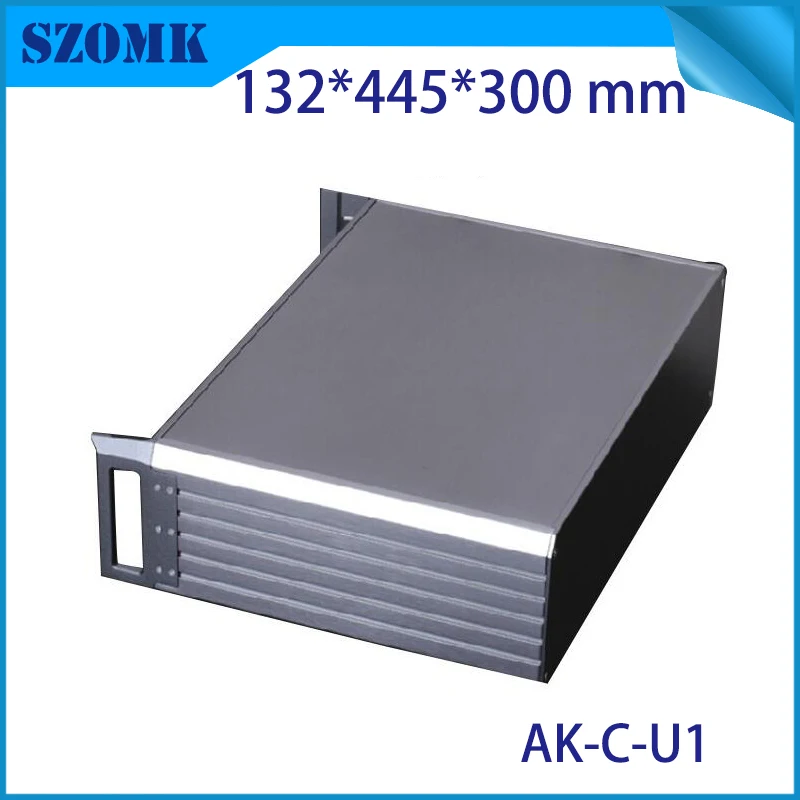 SZOMK OEM personalizado 19 polegadas 1u 2u 3u 4u caixa de gabinete de montagem em rack de rede portátil