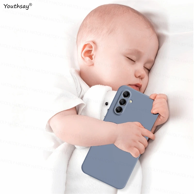 Funda para Samsung Galaxy A16, cubierta para Samsung Galaxy A17 A16 A56 A36 A15, funda original de silicona líquida suave para Samsung A16 5
