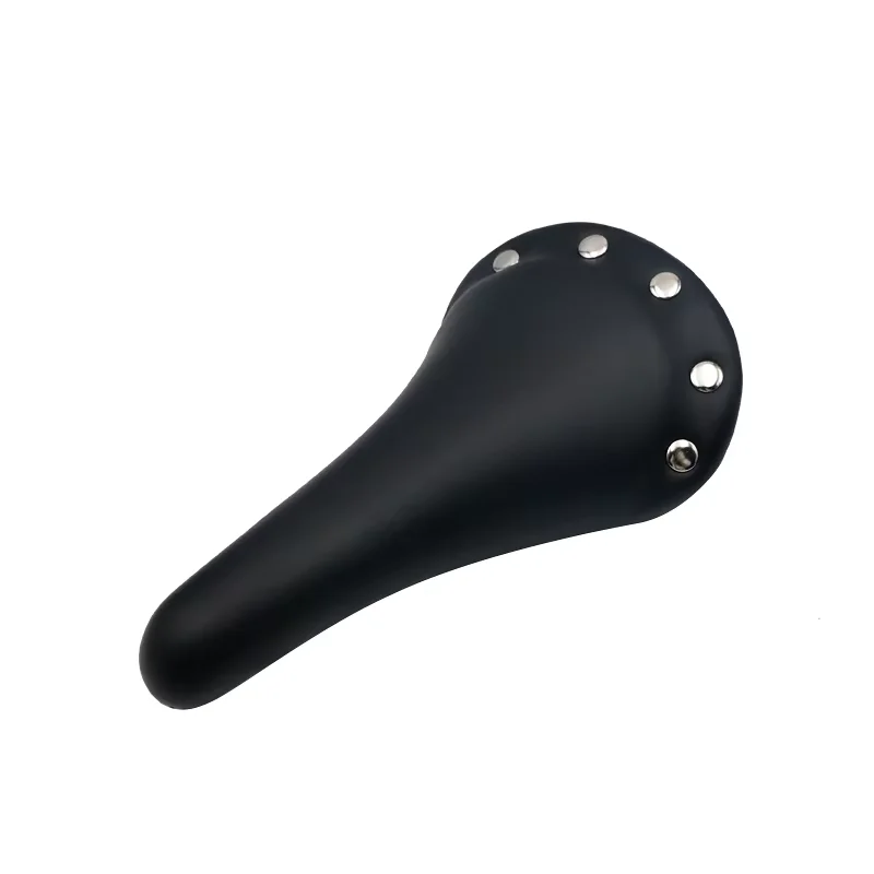 

Road Bike Fixed Gear Saddle PU Leather Vintage Rivets Front Cushion Comfortable Antishock Seat Mat Cycling Accessories