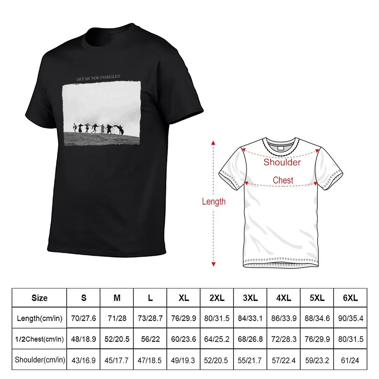 New seventh seal danse macabre T-Shirt quick drying t-shirt new edition t shirt Men's t-shirt