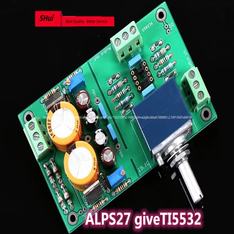 

Ultra-low distortion ALPS16 ultra-low noise ALPS27 full direct coupling dual operational amplifier front stage