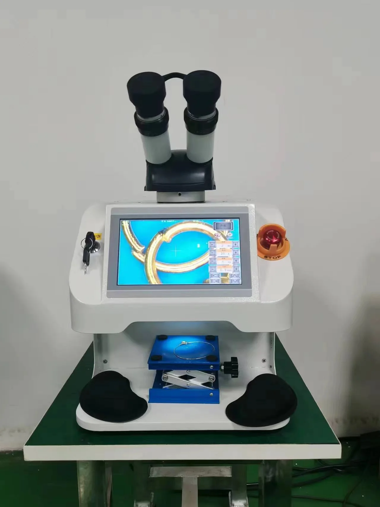 Mini Portable Jewelry Laser Welding Machine 100W HD Touch Screen 7 CCD Control Laser Soldering Machine Welder Welding Machine