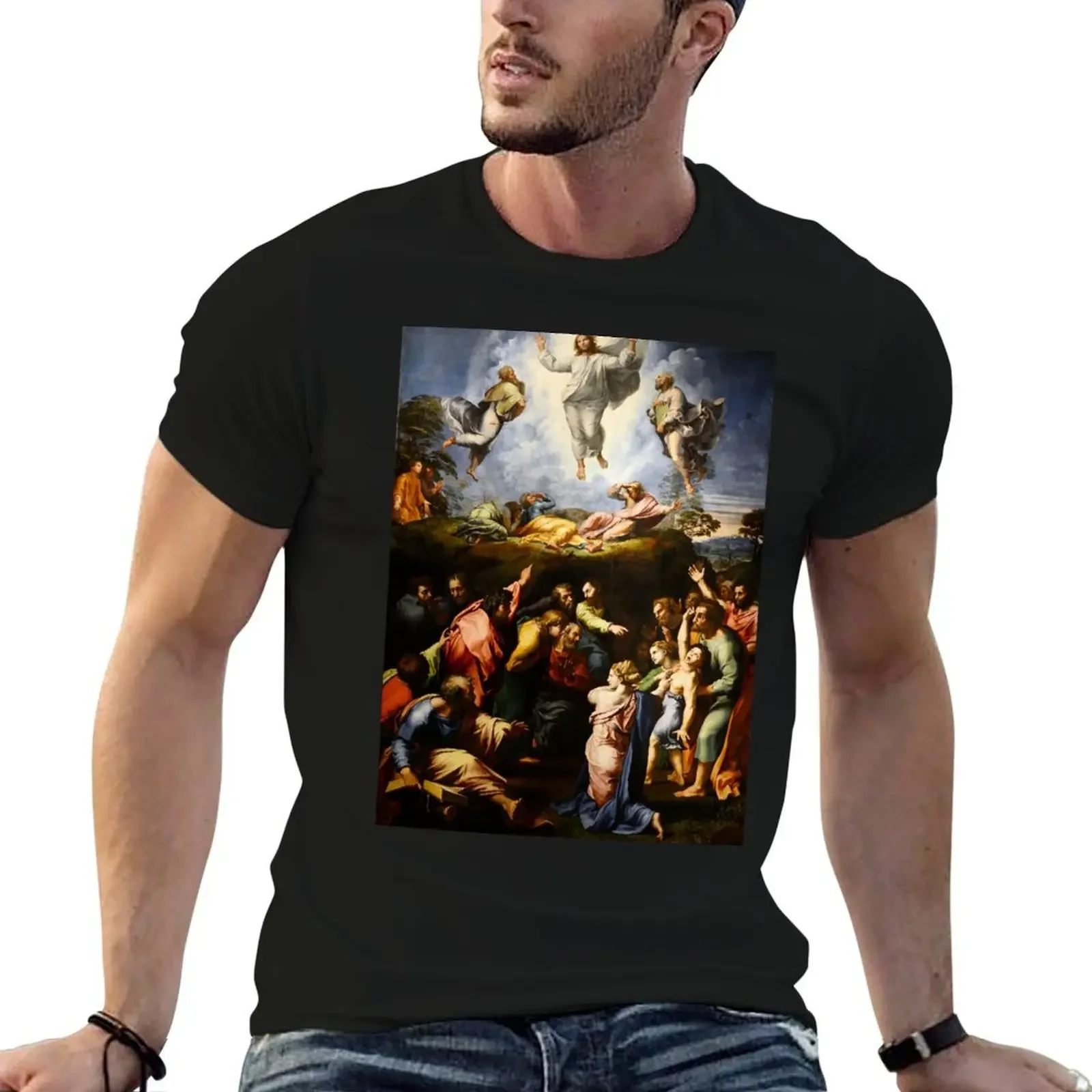 Raffaello Sanzio da Urbino Transfiguration, 1520 T-Shirt customizeds vintage anime clothes t shirts for men pack