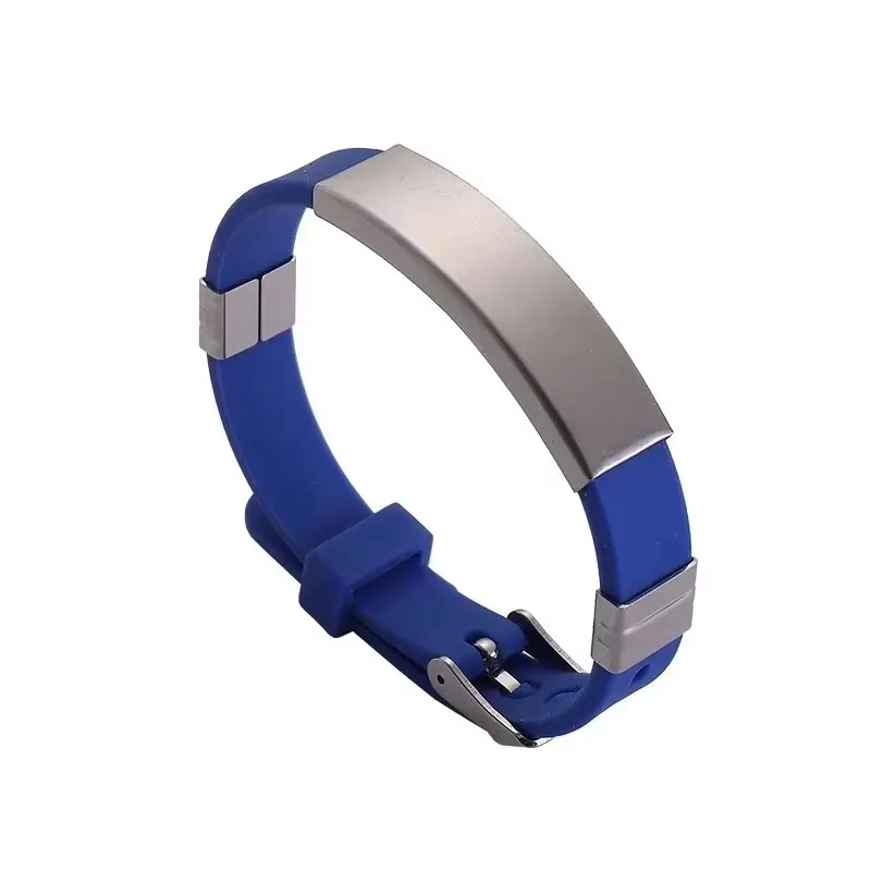 Custom Adjustable Wristband Bracelet, Personalized ID