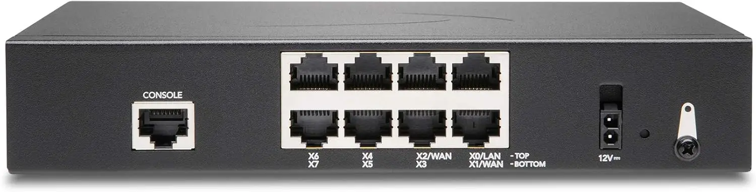 TZ370 Network Security Appliance (02-SSC-2825) Next-Generation Firewall Zero-Touch Deployment 8X 1GbE Ports