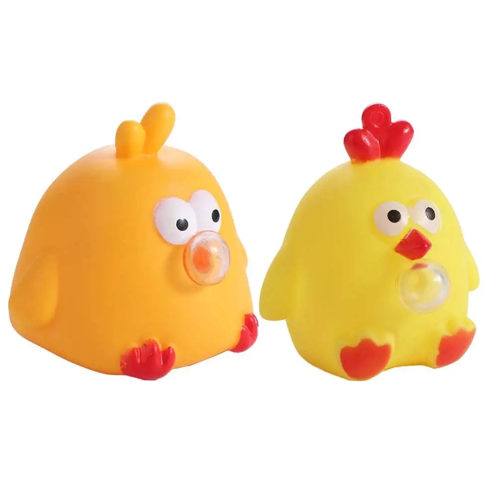 

Креативные игрушки с желтой курицей, игрушки для замешивания, высокоэластичные игрушки для выдувания пузырей, новинка, мультяшная игрушка для замешивания, детская игра