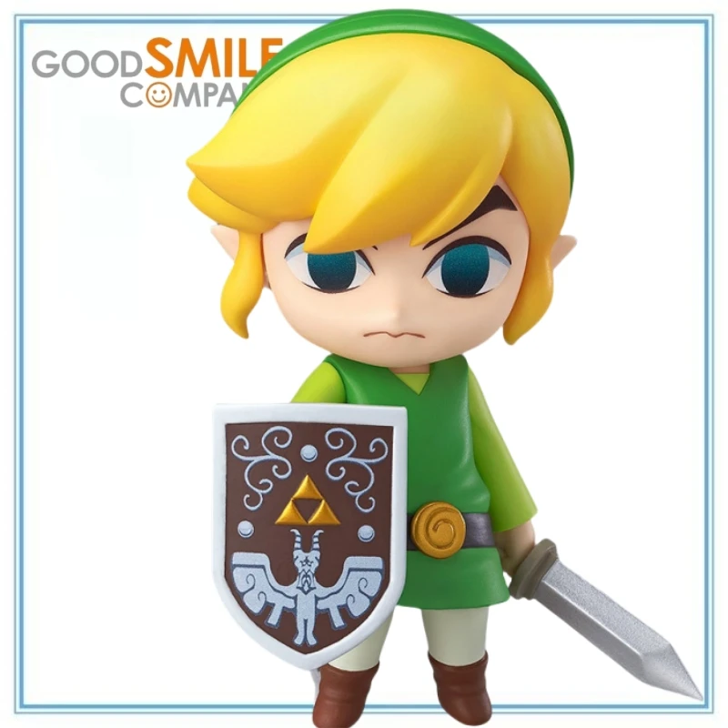 

2BANDAI Authentic Zelda No Densetsu: Kaze No Takt-Link-Nendoroid 413-The Wind Waker Ver Good Smile Company для мальчиков, оригинальный подарок