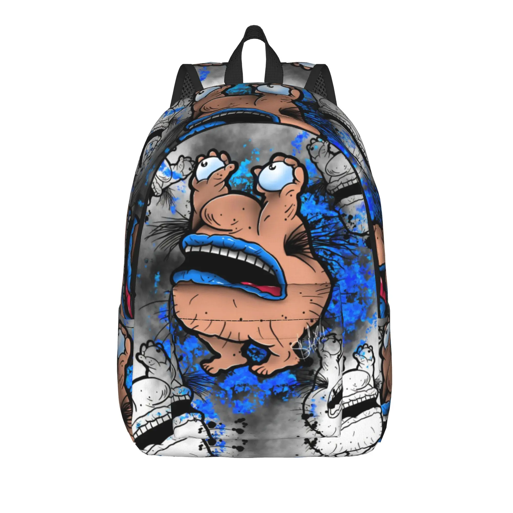 Aaahh Real M-Monsters  Backpack for Men Women Fashion High School Hiking Travel Daypack  Laptop Computer Canvas Bags Durable