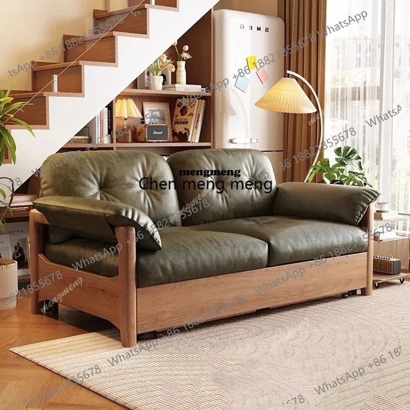 

Nordic Luxury Sofas Genuine Leather Apartment Convertible Bedrooms Sofas Comfortable Elegant Bases Y Marcos De Cama Furniture