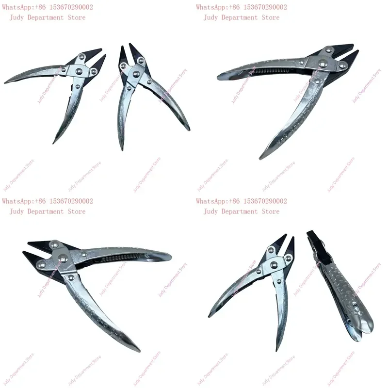 Hot Sale Parallel Pliers Pointed Nose Flat Mouth Spring Jewelry Metalworking Clamping Hardware Tools