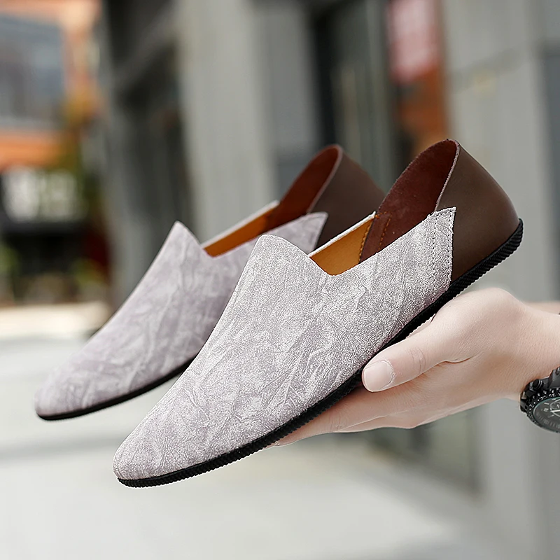 

Summer Men Casual Simple Lightweight Breathable Splicing Energetic Young People Personality Trend Driving