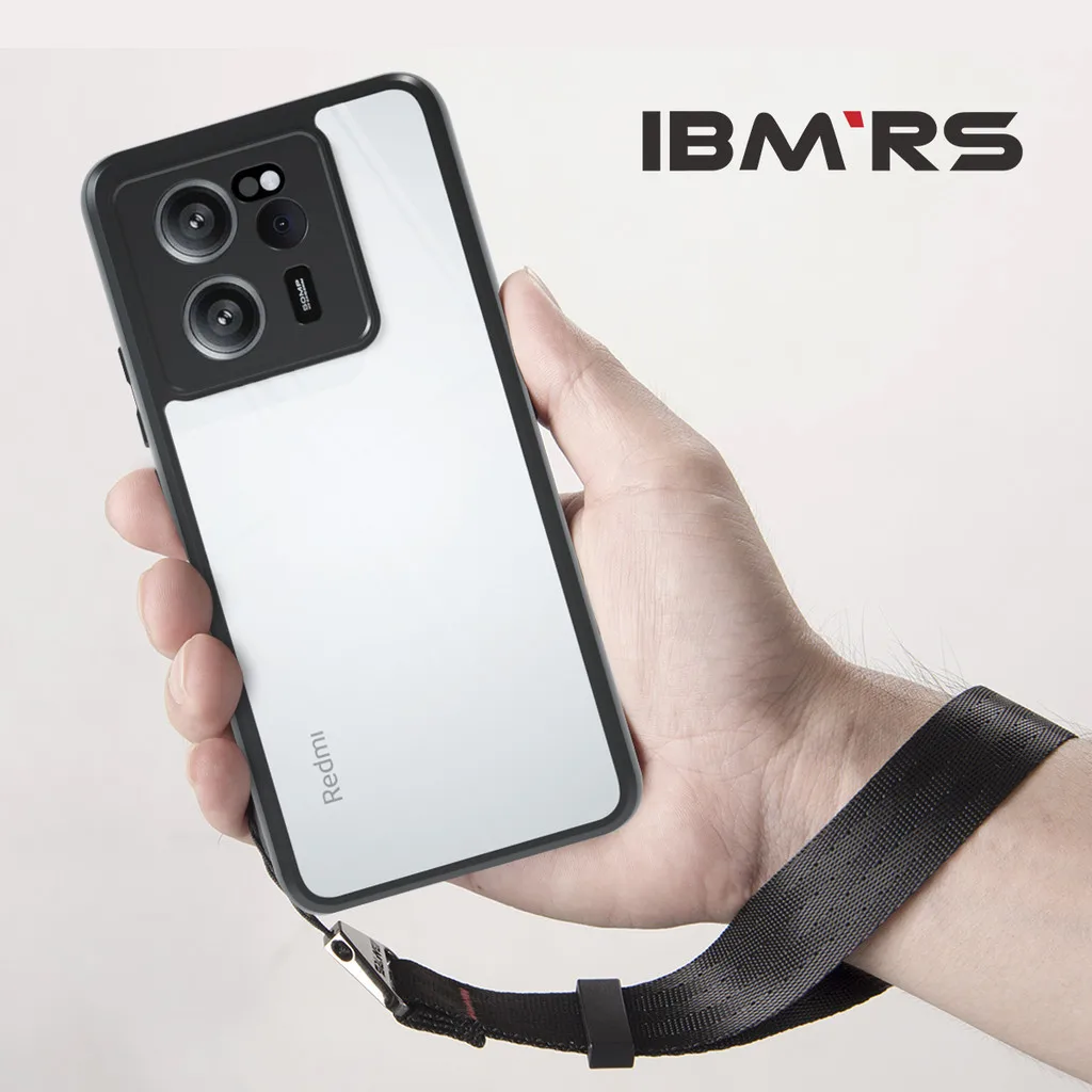 

ibmrs for xiaomi 13t pro /redmi k60 ultra case ,camo matte transparent phone case(Comes with wrist strap)