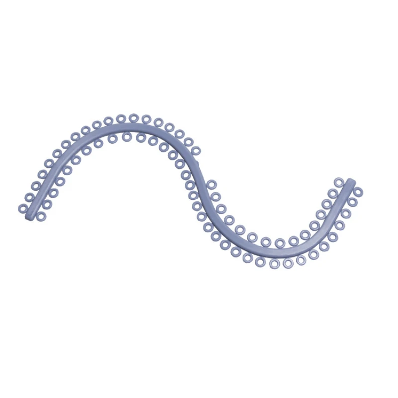 10 pezzi di attrezzature per l'insegnamento dentale a forma di S per ortodonzia specifiche Multiple di anelli di legatura e separazione dentale