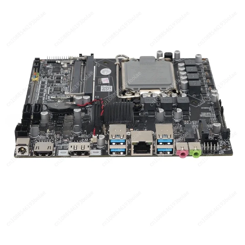 H610-D4 ultra-thin mini ITX motherboard industrial control all-in-one machine 17x17 with DC support for 12th generation H610itx