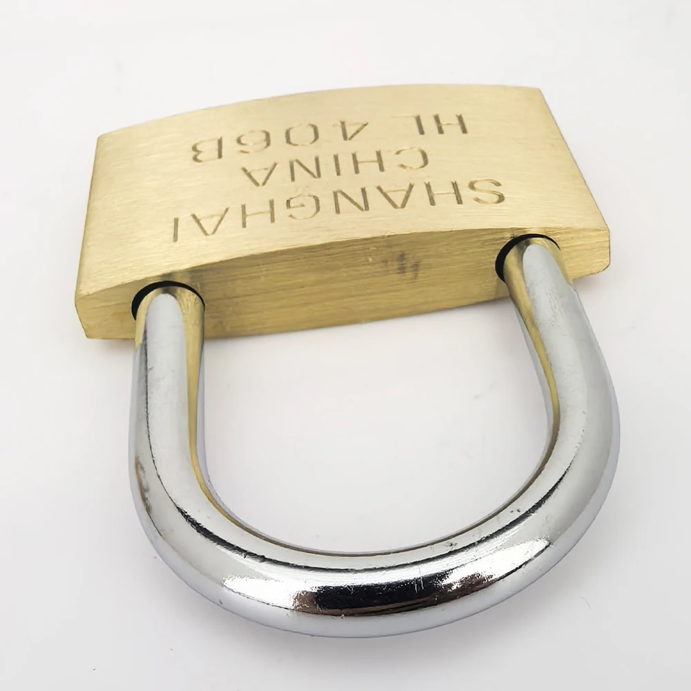 Copper Padlock  Small Locks for Luggage Case Locker Home Improvement Hardware 20mm 25mm 30mm 40mm 50mm Include 3Keys