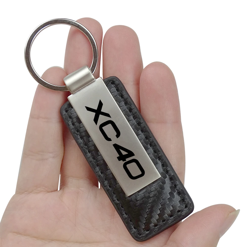 Car Emblem Key Chain For Volvo R design XC30 XC40 XC60 XC70 XC90 V40 V50 V60 V90 S40 S50 S70 S60 S90 S80 Key Rings Accessories