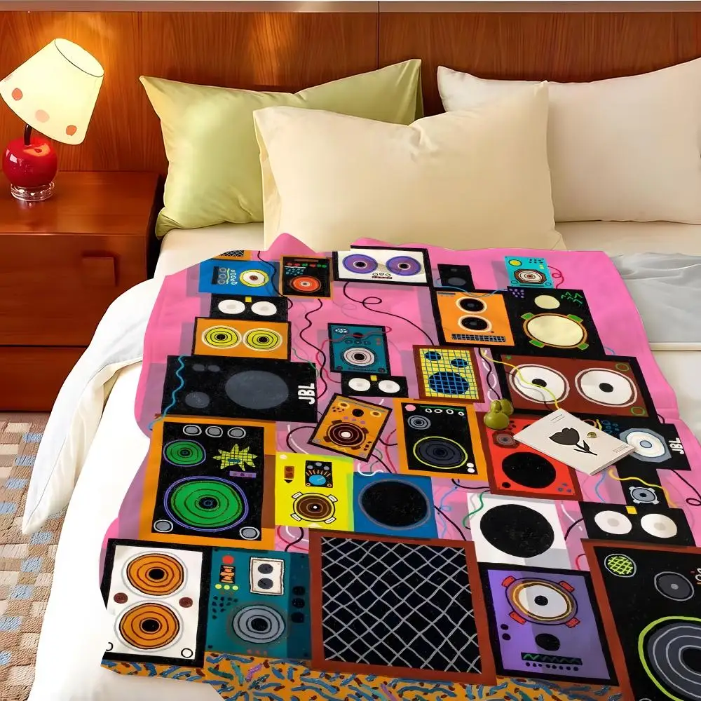 Artist A-Andrew C-Cooper Throw Flannel Throw Blanket, Lightweight Cozy, Durable Washable cute Cool