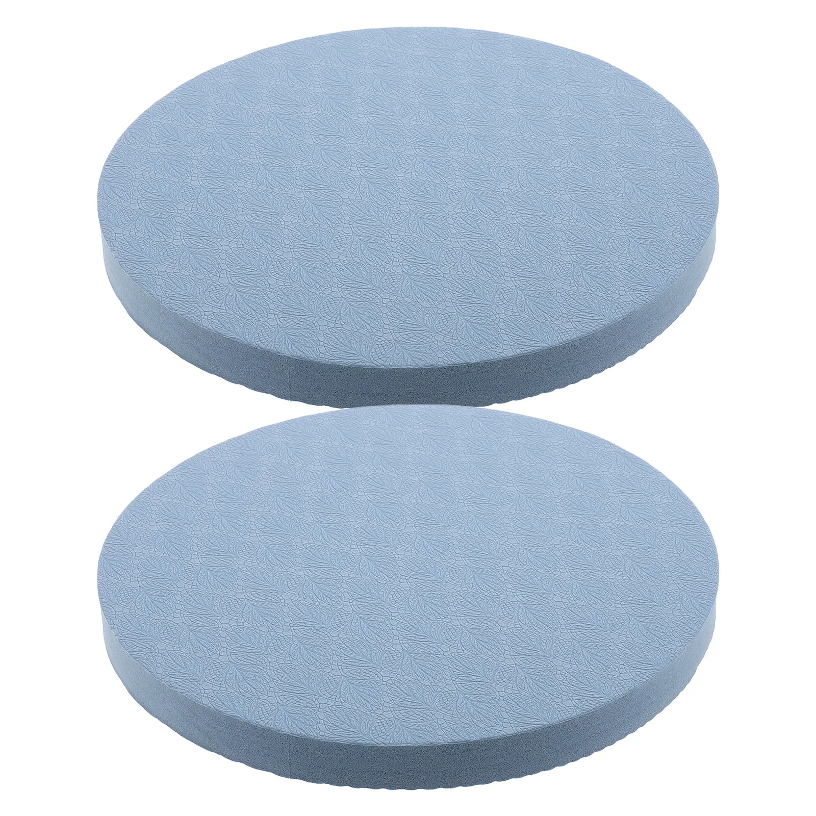 2Pcs Round Yoga Support Pad Versatile Non-Slip Exercise Pad for Yoga Kneeling Elbow Support Fitness Mat Knee Protector