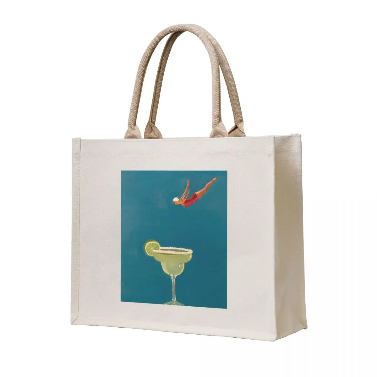 

Margarita Diving - Original Painting Tote Bag Big bag Lady bag bags for women sac pour femme