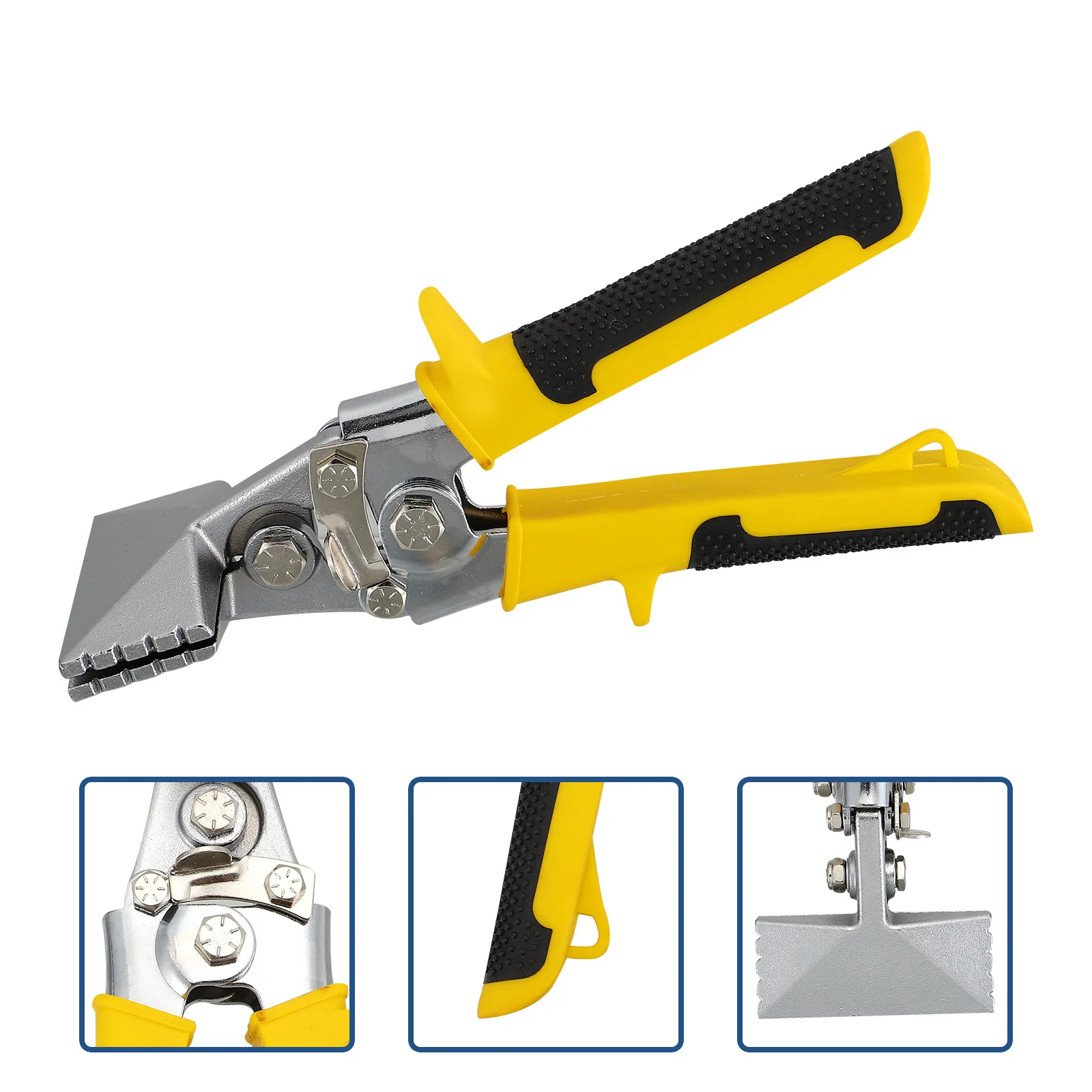 أداة الخياط اليدوية مقبض مريح الانحناء الصفائح المسطحة المعدنية القناة الصلب العروة الخياط الثقيلة مطلي زلة مقاومة قبضة #6