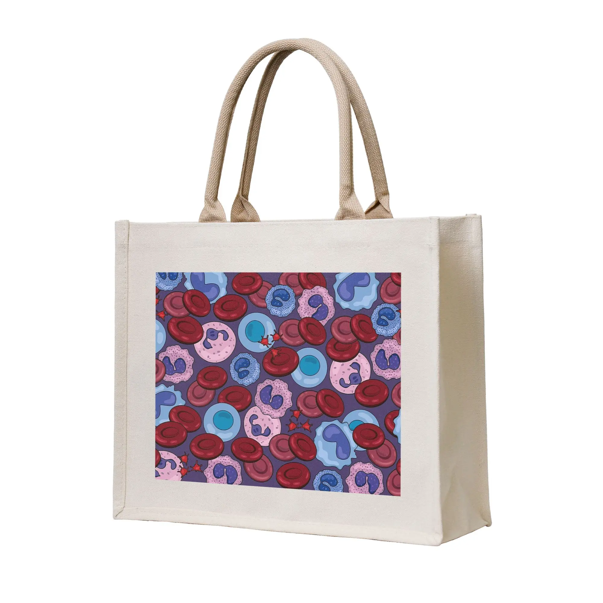 

Холщовая сумка-тоут для женщин, сумка через плечо, дорожная сумка, сумка для покупок, сумка для лаборантов медицинских лабораторий, занимающихся гематологией и анализом крови.