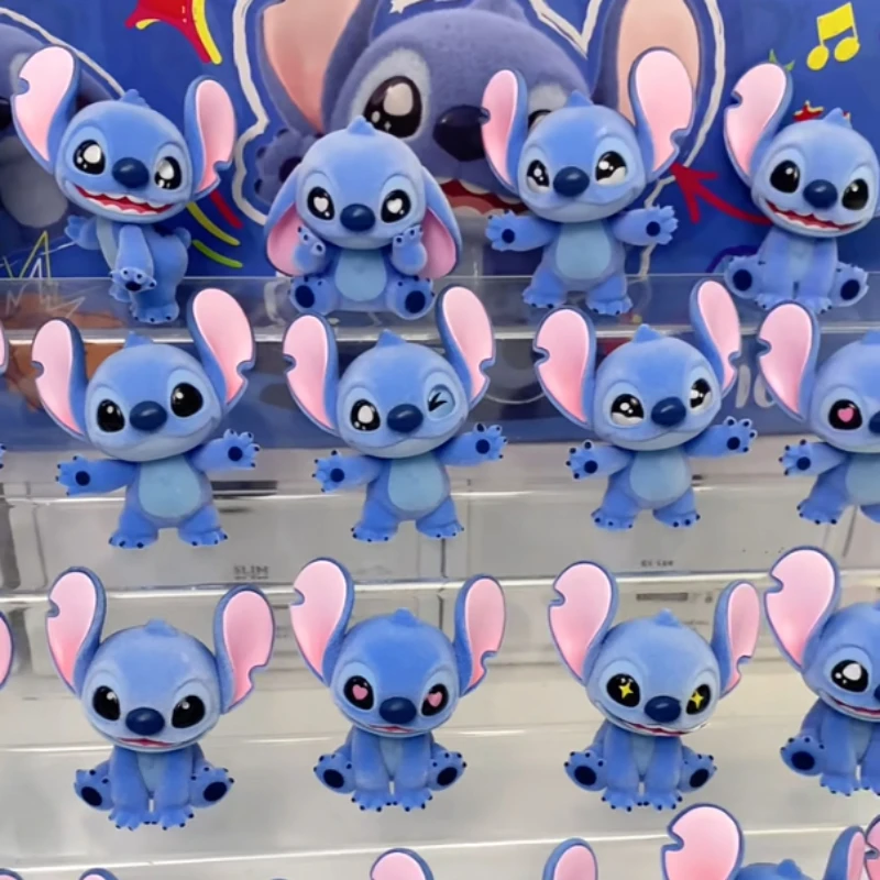 

Stitch Mini Fluffy Series Blind Bags Surprise Mystery Box Cute Anime Character Collection Decoration Desktop Ornaments Toy Gifts