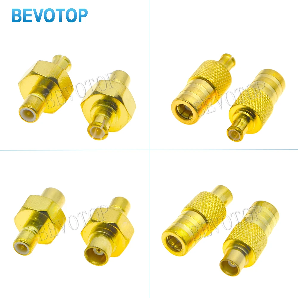 1PCSSMB to MCX RF Adapter SMB Male Plug to MCX Female Jack or MCX Male to SMB Female RF Coax Connector 50ohm Straight Gold Plate