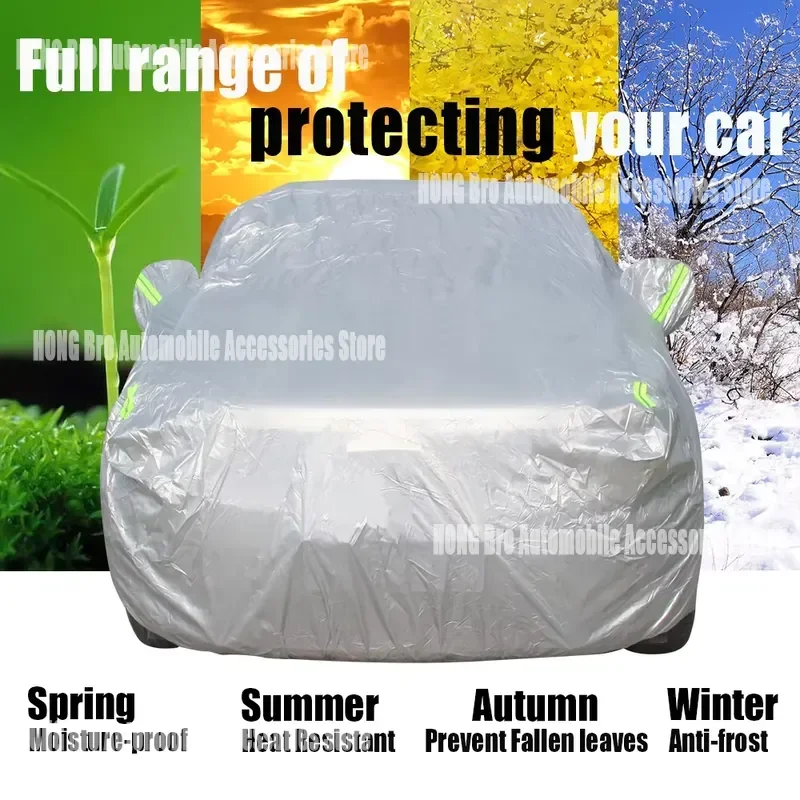 For Citroen C4 Cactus 2014-2025 Car Cover Waterproof UV Protection Windproof Dustproof Snow Rain Resistant Outdoor SUV Body
