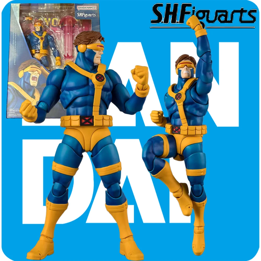 لعبة مجسمة أصلية 100% متوفرة في المخزون من Bandai S.H.Figuarts Marvel Cyclops (نسخة اللعبة)